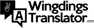 Wingdings Translator